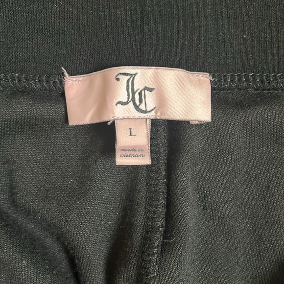 Juicy couture black Terry cloth jogger pants Large - Picture 4 of 8